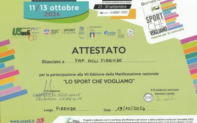 La Fap Acli di Firenze alla ???????? ????????? ?? ????? ??? ???????? ??????? ??? ?? ????????̀